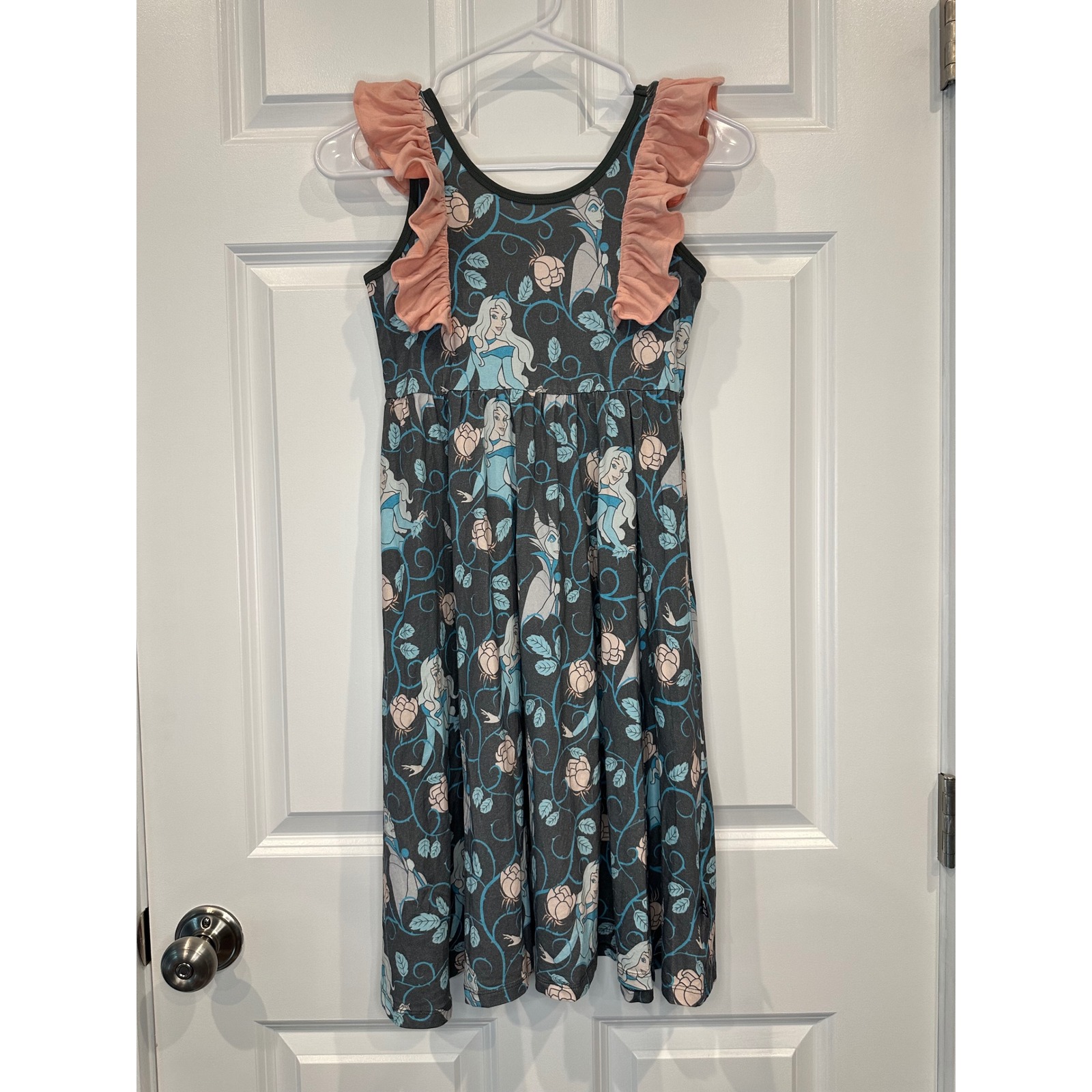Rags Disney Princess Dress Girls Size 11/12 Years Ruffle Sleeve